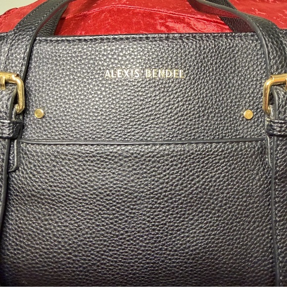 Alexis Bendel Black Tote Bag EUC - Picture 4 of 11